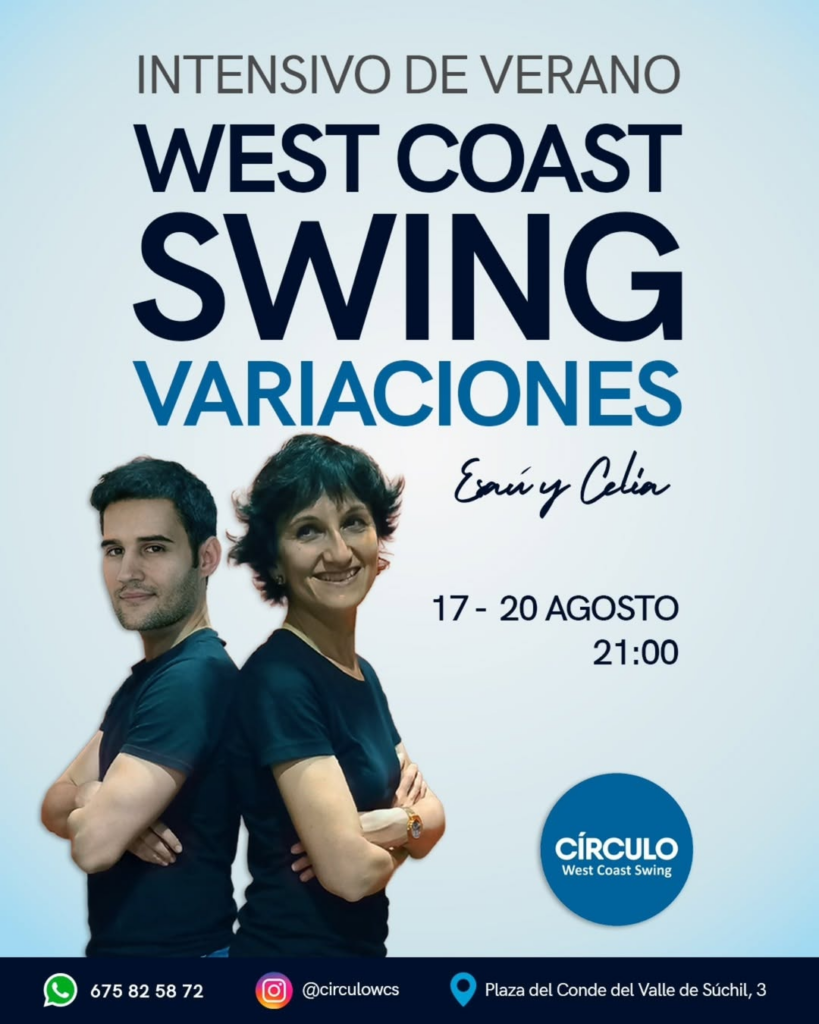 Academias, Clases de Baile, Eventos e Intensivos de West Coast Swing y Modern Swing en Madrid (Spain)